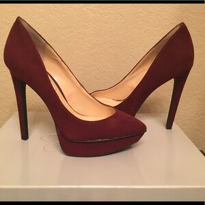 Jessica Simpson Burgundy Heels